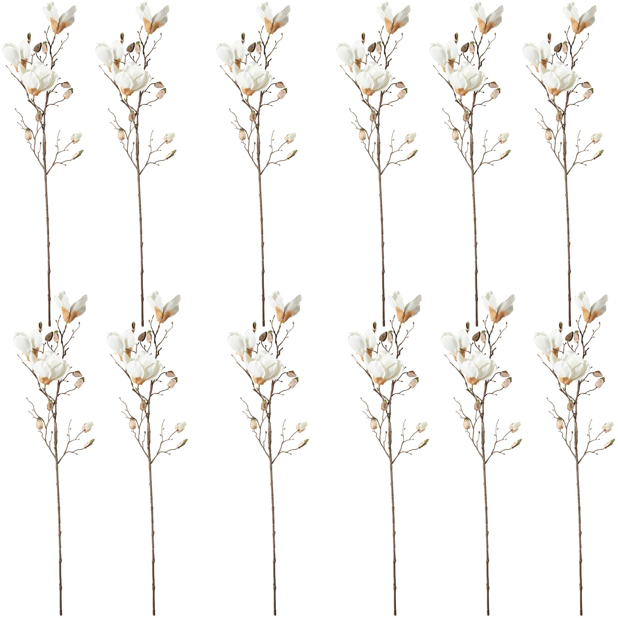 12 Pack: White Magnolia Branch Spray by Ashland®